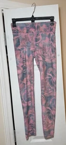 Athleta Girl Pink & Grey Size 12 Activewear Leggings - Picture 1 of 9