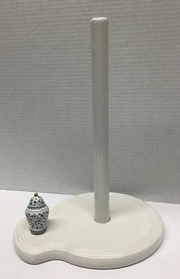 Toallero de papel melamina a rayas Nora Fleming accesorio de tarro de jengibre de cerámica Foto 1 de 4