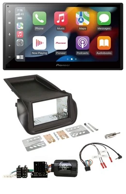 Pioneer DAB Bluetooth 2DIN USB Lenkrad Autoradio für Citroen Nemo Fiat Fiorino P - Bild 1 von 4