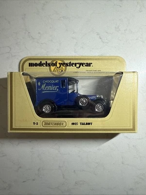 Matchbox Models Of Yesteryear Y5 - 1927 Talbot Chocolat Menier In Box!! - Image 1 of 4
