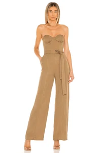 MONO STEPH Lovers + Friends talla S Fecha noche, neutro, bustier, resort, Revol - Imagen 1 de 10