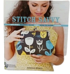 Stitch Savvy: 25 Skill-Building Projects Includes Bonus CD - NEW - Picture 1 of 4