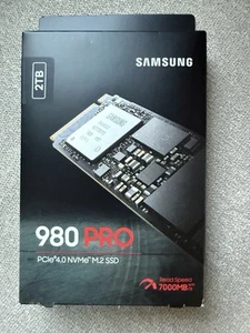 New Samsung 980 PRO, 2TB, Internal, M.2 2280 (MZ-V8P2TOB/AM) Solid State Drive - Afbeelding 1 van 3