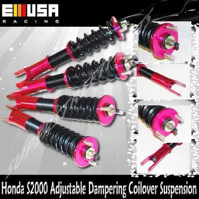 Kit Suspensión Coilover ROJO para 00-08 Honda S2000 AP1 AP2 S2K ADJ.Dampering  Foto 1 de 4