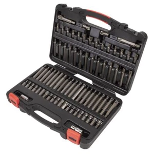 Sealey TRX-Star* Security TRX-Star* Hex Ribe Spline Bit Set 74pc 3/8" 1/2"Sq Dr - Picture 1 of 4
