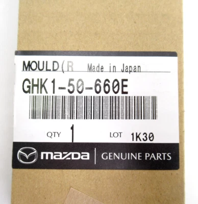 Moldura de cinturón de puerta trasera derecha pasajero Mazda GHK1-50-660E original OEM Mazda GHK1-50-660E Mazda 6 Foto 1 de 4