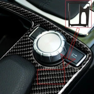 Para Mercedes Benz C/E timón derecho fibra de carbono marco de taza de agua estuche interpanel - Imagen 1 de 6