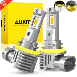 AUXITO H11 H8 H9 H16JP LED Fog Light Bulbs 3000K-6000K Super Bright Lamps 8000LM - Picture 1 of 22