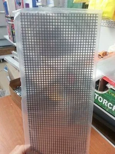 LAMIERA ACCIAIO PERFORATO QUADRO 50X20 MM.1 - Foto 1 di 1