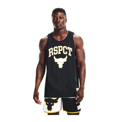 Under Armour UA Men's Project Rock Reversible Pinnie Training T-Shirt 1367127 - Image 1 of 4