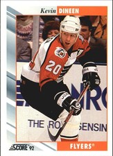1992-93 Score Flyers Hockey Card #284 Kevin Dineen