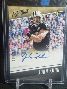 2017 Panini Prestige Veteran Signatures /100 John Kuhn #30 Auto - Picture 1 of 2