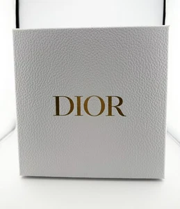 Authentic Dior Beauty Empty White Designer Gift Box Ribbon +, 8.5x8.5x4in Mint - Picture 1 of 9