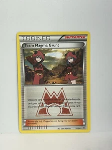 TARJETA POKEMON EQUIPO MAGMA GRUNT 30/34 DOBLE CRISIS BUEN ESTADO - Imagen 1 de 2