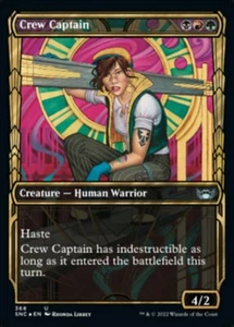 [4x] Crew Captain - Gilded Foil Near Mint, Englisch SNC Extras MTG Magic - Bild 1 von 1