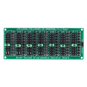 2X(7 Decade 1R - 9999999R Programmable SMD Resistor Slide Resistor Board4309