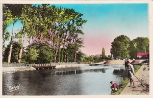 Alte AK VIERZON Canal du berry gestempelt 1950 - Bild 1 von 1