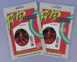 Boris Vallejo Art - 2 Unopened Packs of c1990s Don Ling's Temporary Tattoos - Picture 1 of 1