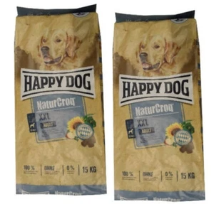 2x15kg Happy Dog  Naturcroq Adult  XXL Hundefutter - Bild 1 von 1