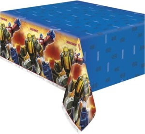 Transformers Tablecover 54" x 84" Plastic Kids Birthday Party 2017 Hasbro - Picture 1 of 1