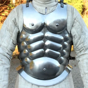 Medieval Greek Spartan Arena Cuirass Armor Breast Plate Front & Back LARP - Picture 1 of 5