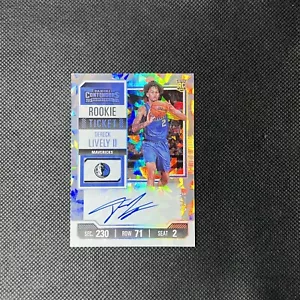 Dereck Lively 2023-24 Contenders Cracked Ice Auto /25 - Picture 1 of 2