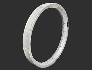 NOS Excel Takasago 410 Silver Motorcycle Rim - 1.85 x 19 - 36 Hole - Picture 1 of 7