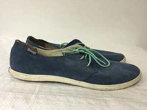 SOLUDOS Mujer Derby Azul Gamuza Zapatos con Cordones Talla 8 - Imagen 1 de 8