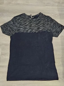 T-Shirt dunkelblau meliert - Bild 1 von 2
