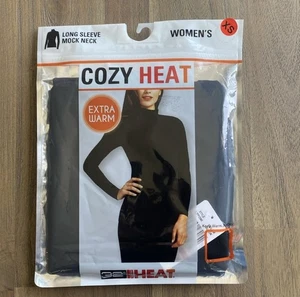 32 Grad Hitze Damen XS Langarm Stehkragen kuschelige Wärme extra warm, schwarz, neu - Bild 1 von 7