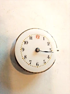 Small  watch movement enamel dial not working 24.8mm diameter - Picture 1 of 10