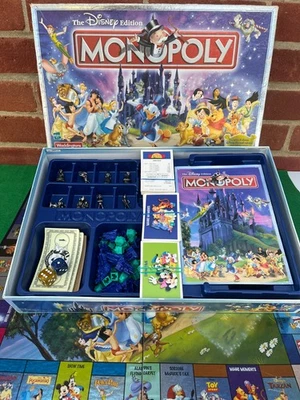 Monopoly Disney Edition Board Game 2001 - 100% Complete  - Image 1 of 4