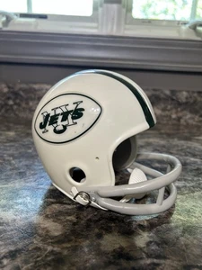 1964 New York Jets Throwback Mini Helmet NFL Riddell 2 Bar Facemask - Picture 1 of 5