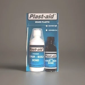 PLAST-AID MULTI-PURPOSE PLASTIC REPAIR KIT - 6OZ (LASS ENTERPRISES - PLA-6) - Picture 1 of 1