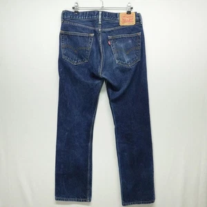 Levis 505 Jeans Herren 32x32 Denim Straight Leg Regular Fit Zip Fly 100% Baumwolle - Bild 1 von 7