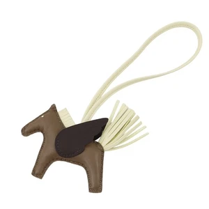 HERMES Rodeo Pegasus Size PM Lambskin Etoupe/Jaune Milton/Rouge Sellier - Picture 1 of 4