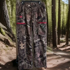 Mossy Oak Break Up Infinity Camo Cargo Pants Hunting Outdoor Men's Size M 32x33 - Picture 1 of 24