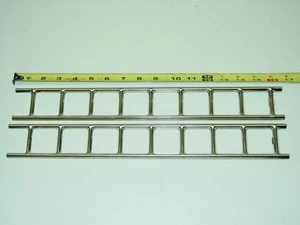 Paar Buddy L Feuerwehrauto vernickelt Ersatzleiter Spielzeug Teil BLP-032P-2 - Bild 1 von 3