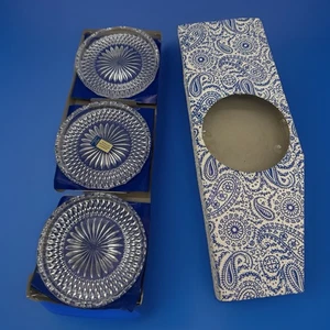 Tritschler Winterhalder Bleikristall Kristall Untersetzer 6er Set in Box Deutsch - Bild 1 von 5