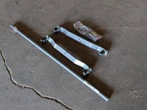 Drive Medical 13033SV Wheeled 4 Leg IV Stand Pole, 2-Hook, Adj. Height 40" - 82" - Picture 1 of 11