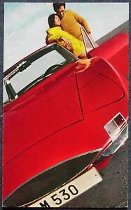 MATRA M 530 Sports Car Sales Brochure 1971 FRENCH