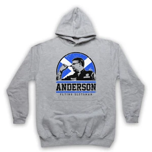 ANDERSON FLYING SCOTTISH PLAYER DARTS TRIBUTE SCOTSMAN UNISEX ADULTS HOODIE - Picture 1 of 11
