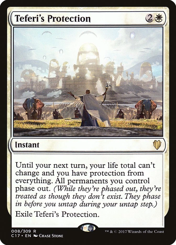 MTG Magic the Gathering Teferi's Protection (8/332) Commander 2017 LP - Image 1 of 1