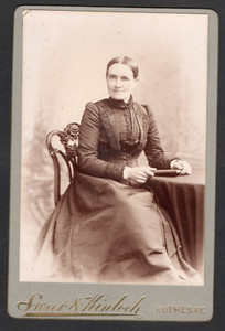 Cabinet Photograph female by Rothesay Isle of Bute photographers Sweet & Kinloch