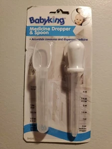 Babyking MEDICINE DROPPER & SPOON - Picture 1 of 2