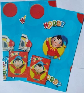 Noddy Gift Wrap - Noddy wrapping paper 2 Sheets , 2 Gift Tags Noddy wrap - Picture 1 of 1