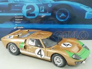 Exoto Ford GT40 Contemporary Manufacture Diecast Cars, Trucks