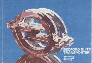 OPEL BEDFORD BLITZ Betriebsanleitung 1980 Bedienungsanleitung Bordbuch BA - Bild 1 von 8
