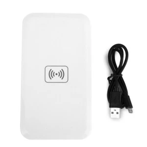 Wireless Ladegerät Charger Charging Pad Platte für Smartphones weiß - Picture 1 of 7