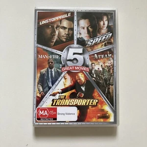 5 Great Movies DVD Unstoppable/Speed/Man on Fire/The A Team/The Transporter- R4 - Picture 1 of 6